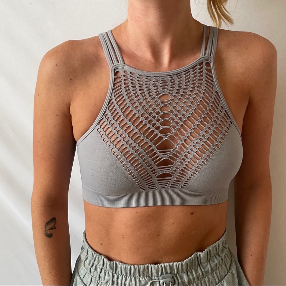 LF | Purple Netted Bralette - Picture 1 of 4